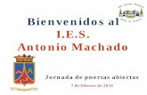 Bienvenidos al I.E.S. Antonio Machadoiesmachado.org/web insti/info/img/Padres 6 primaria 2013L.pdf · Educación Secundaria Obligatoria (de 12-16 años) ... de las sesiones . L-X