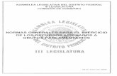 111 LEGISLATURA COMISiÓN DE GOBIERNO - … · icargada de dirigir y optimizar el ejercicio de las funciones legislativas, ... institucional y previo acuerdo de la ... el presente