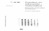 1 JUI. 1991 Estudios en educacióty + Volumen 6 …unesdoc.unesco.org/images/0012/001248/124812So.pdf · Impreso en 1990 por la Oficina Regional de Ciencia y Tecnología de la Unesco