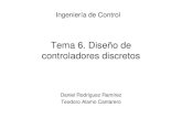 Tema 6. Diseño de controladores discretos - control …control-class.com/Tema_6/Slides/Tema_6_Diseno_Controladores.pdf · Funciones de Matlab útiles. 5.5. Método de diseño directo