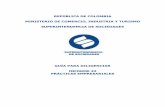 REPÚBLICA DE COLOMBIA MINISTERIO DE … · revisión 4 adoptado para Colombia (CIIU Rev. 4 A.C.) inscrita como actividad económica principal en el registro mercantil: De la lista