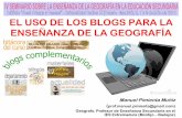 EL USO DE LOS BLOGS PARA LA ENSEÑANZA DE …age.ieg.csic.es/secundaria/Material IV Seminario web AGE/Ponentes... · ... formato de publicación en la web ... Cadena de blogs del