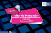 Taller de Planeación - ConsultaGto - Inicioseieg.iplaneg.net/pmd/doc/todos/vi.informacion_talleres/taller... · La percepción de mejora de la calidad de vida en las personas se
