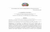 Constitución de la República Dominicana³n de la República Dominicana Santo Domingo, D.N. 20 de julio de 2002. LA ASAMBLEA NACIONAL EN NOMBRE DE LA REPÚBLICA Constituida en Asamblea