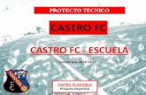 CASTRO FC - ESCUELA€¦ · que quiera jugar al futbol, lo pueda hacer de una forma reglada y organizada, tanto operativa como metodológicamente.