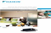 Sistemas de climatización Daikin para habitaciones ... · Sistemas de climatización Daikin para ... Notas: (1) Las capacidades de refrigeración, ... Nivel de potencia sonora refrigeración