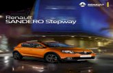 Renault SANDERO Stepway - agenciauto.com · Índice 4 10 14 18 FOCUS Diseño aventurero y tecnología de punta. RENAULT SANDERO STEPWAY EN EL SCANNER Motor, seguridad y confort interior.