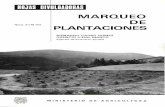 MARQUEO DE - mapama.gob.es · MARQUEO DE PLANTACIONES Con frecuencia se encuentran, en el medio agrícola dedi-cado a fruticultura o viticultura, agricultores que piden con-