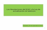 Las Resoluciones del ICAC y la Ley de actualización … · del Instituto de Contabilidad y Auditoría de Cuentas, por la que se ... NºCta El 1-5-200X+1 Reversión del descuento