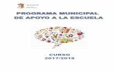 CURSO 2017/2018 - aranjuez.es · - Ficha recogida de datos actividades ... representante de cada uno de los grupos de alumnos /as de 6º curso de Educación Primaria y Educación