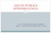 SALUD PÚBLICA EPIDEMIOLOGIA · concepto salud y enfermedad