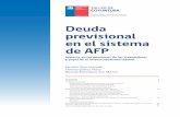 Deuda previsional en el sistema de AFP · DEUDA PREIIONAL EN EL ITEA DE AFP Impacto en las pensiones de los trabajadores y papel de la institucionalidad laboral 3 Debe considerarse