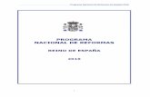 Programa Nacional de Reformas del Reino de España … · Programa Nacional de Reformas de España 2018 I RESUMEN EJECUTIVO La economía española cerró 2017 con un crecimiento estimado
