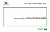 I. Guía Pedagógica del Módulo Elaboración de … · EDOA-02 3/74 Guía Pedagógica y de Evaluación del Módulo: Elaboración de documentos digitales avanzados 1. Descripción
