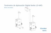 Tonómetro de Aplanación Digital Keeler (D-KAT)support.keeler-global.com/_manuals/Tonometers/Keeler-D-KAT-IFU/... · continuación, se hace girar el botón de medición para aumentar