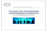 FLUJOS DE INVERSIÓN EXTRANJERA DIRECTA2014-4-1 · subgerencia de estudios econÓmicos departamento de estadÍsticas macroeconÓmicas flujos de inversiÓn extranjera directa al