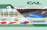 Catalogo CAL-4-Limpieza y Des - centroagrolechero.com · Tapa polipropileno Material 4 LIMPIEZAYDESINFECCIÓN Baldes Palas 8029802 800 mm Recogedor ... - Botón para regular la intensidad