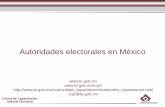 Autoridades electorales en México - te.gob.mx · Justicia de la Nación y la Fiscalía Especializada para la Atención de los Delitos Electorales ... Especializada para la Atención