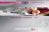 Royal Chef S -1108 - IMPORT HISPANIA COCINA/cocinaroyalchef_s.pdf · Estructura portante inox Zócalo de 150, 200 o 300 mm de altura Zócalo de 150, 200 o 300 mm de altura Versión