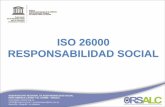 ISO 26000 RESPONSABILIDAD SOCIAL - … 26000.pdf · Asuntos de consumidores: Hace referencia a las prácticas justas de marketing, la protección de la salud y la seguridad, el consumo