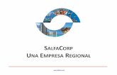 SALFACORP UNA EMPRESA REGIONAL - … · Breve Historia 5 SalfaCorp ha realizado una infinidad de proyectos Inmobiliarios, de Ingeniería, Construcción y Montaje Industrial de gran