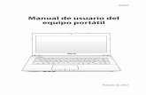 Manual de usuario del equipo portátil - dlsvr04.asus.com€¦ · Proporciona información acerca del uso de los componentes del PC Portátil. 5. Apéndice Presenta accesorios opcionales
