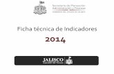 Ficha técnica de Indicadores 2014 - Información Fiscaltransparenciafiscal.jalisco.gob.mx/sites/default/files/ficha... · Ficha técnica de Indicadores ... de daño de equipo de