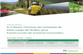 CAMINOS-06/2016 II.c) Bases Técnicas de Licitación … · 1 CAMINOS-06/2016 II.c) Bases Técnicas de Licitación de Flete Largo de Áridos para Construcción de Caminos Forestales