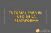 TUTORIAL PARA EL USO DE LA PLATAFORMAplataforma.calificaformacion.es/pluginfile.php/2/course/section/2/... · slide Title 1 . Introducción y justificación 2. Objetivos 3. ¿Qué