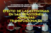 EFECTO DE LAS CITOCINAS EN LAS REACCIONES …s2466b93f0b9d8174.jimcontent.com/download/version... · FASE III: Respuesta Inflamatoria Sistémica IL-8 C5a MCP-1 FNT ... SUSTANCIAS
