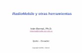 RadioMobile y otras herramientasy otras herramientasclusterfie.epn.edu.ec/radiomobile/Clase/RadioMobile.pdf · • Introducción a RadioMobile ... indicados en la Bibliografía. •