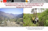 Presentación de PowerPoint - oefa.gob.pe³n-DIRESA... · (D.S. N°057-2004-PCM, Art. 68°) Determinación de áreas para infraestructuras de residuossólidos Las municipalidades