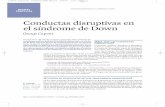 Conductas disruptivas en el síndrome de Downdowncantabria.com/revistapdf/94/100-105.pdf · conducta inapropiada tiene “trastorno de conducta”. La gravedad, la intensidad y el