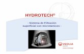 Sistema de Filtración superficial con microtamicesictios-consulting.com/ficheros/pdf/hydrotec.pdf · el movimiento pendular de los brazos ... • Realización de un Informe técnico