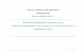 PROGRAMACIÓN DIDÁCTICA DEPARTAMENTO DE LENGUA …centros.edu.xunta.es/iesoteropedrayo.ourense/dptos/cas/2016_17/... · departamento de lengua castellana y literatura 1 i.e.s ...