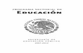 Programa Sectorial de Educación 2007-2012 - oei.es · Impreso y hecho en México Printed and made in Mexico . Programa Sectorial de educación 3 Índice ... para aprovechar todo
