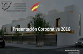 Presentación Corporativa 2016 - oiko.esoiko.es/wp-content/uploads/2017/01/PRESENTACION_CONCOVI_v4.pdf · Presentación Corporativa 2016 ¿Qué es CONCOVI? ... sus asesores para la