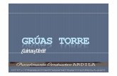 GRÚAS TORRE - procedimientoconstructivoardila.com · 1 gruísta el tiempo de permanencia, montaje desmontaje, portes, autogrúas, balizas, ... la grúa torre, más las eslingas (6m