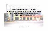 MANUAL DE ORGANIZACION Y FUNCIONES - …peru.gob.pe/docs/PLANES/11767/PLAN_11767_MANUAL_DE... · SUBGERENCIA DE RECAUDACION Y CONTROL TRIBUTARIO 73 SUB GERENTE DE RECAUDACION Y CONTROL