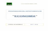 PROGRAMCIÓN ECONOMIA 17-18iesjuandelenzina.centros.educa.jcyl.es/sitio/upload/PROGRAMCION... · programaciÓn del departamento de "economÍa" _____ progr. dpto. economÍa 2017/2018