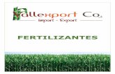 FERTILIZANTES - Inicio - Vallexport Co.vallexportco.com/data/documents/Fertilizantes-Vallexport-Co..pdf · Mecanismo de acción: Pone a disposición de la planta Calcio y Boro activos