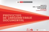 PROYECTOS DE LARGOMETRAJE documental - DAFOdafo.cultura.pe/wp-content/uploads/2017/05/4.-Proyectos-de-Largo... · duración de los proyectos cinematográficos; y, las categorías