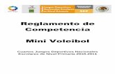Reglamento de Competencia Mini Voleibolconadeb.conade.gob.mx/Documentos/Eventos/Eventos_Nacionales/iv... · Artículo 27 Señales Oficiales. 31 . ... Reglamento de Competencia -MINI