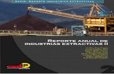 Reporte Anual de Industrias Extractivas II · Proyecto de Industrialización del Litio ... El informe que presentamos contiene una diversidad de abordajes sobre las pro - ... la industria,