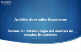 Análisis de estados financieros - moodle2.unid.edu.mxmoodle2.unid.edu.mx/dts_cursos_mdl/ejec/AE/EF/S11/EF11_Visual.pdf · Cuando se tienen los estados financieros, se aplican las