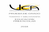 EDUCACIÓN PREESCOLAR 2018 - uca.ac.cr · Ministerio de Educación Pública. Hábitos higiénicos alimentarios y modales, Costa Rica, 1997 Ministerio de Educación Pública. Alimentación