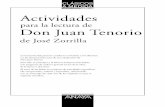 10 12 14 16 Actividades Don Juan Tenorio · Don Juan Tenorio es la obra del teatro español más representada en todos los tiempos. Es tanta su popularidad, que el nombre del prota-