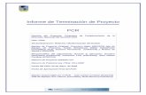 Informe de Terminación de Proyecto PCR - … · PCR Version Julio 2006 Informe de Terminación de Proyecto PCR Nombre del Proyecto: Programa de Fortalecimiento de la Dirección Nacional