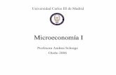 Microeconomía IMicroeconomía I - Departamento de …aschrage/MicroI_archivos/Tema 3 Comercio.pdf · si tiene un menor coste de oportunidad que sus competidores. Dos países obtienen