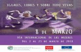 2018-02-20 - FOLLETO 8 DE MARZO - ayto … · ma Mujeres y Deporte para el fomento de la igualdad de ... nuará a lo largo del año. Además se han organizado otras acciones como